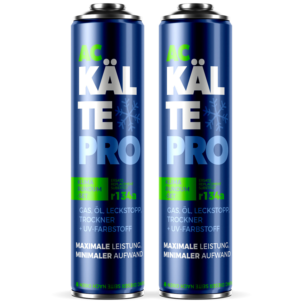 2X KÄLTEPRO 5in1 - Äquivalent 1510g Kältemittel R134a